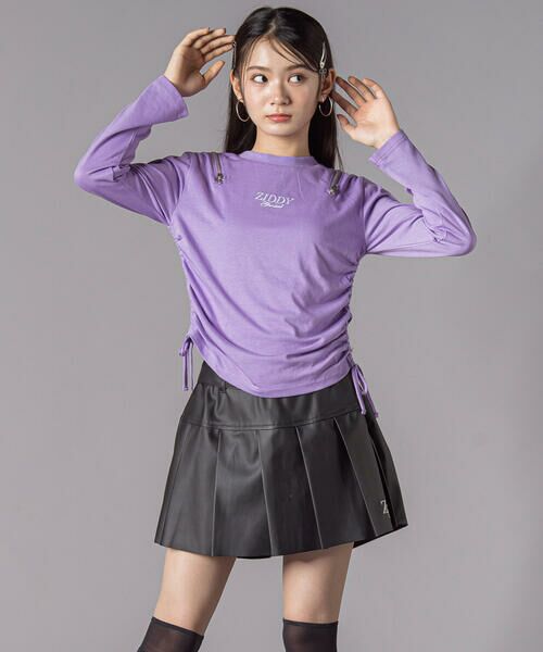 ZIDDY / ジディー Tシャツ | 肩あきドロストトップス(130~160cm) | 詳細5