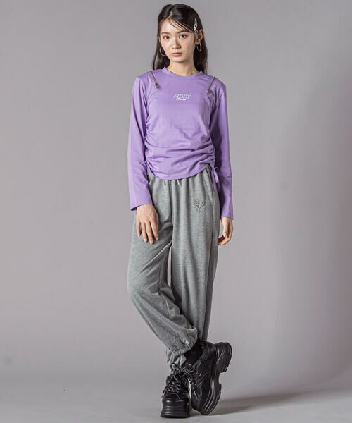 ZIDDY / ジディー Tシャツ | 肩あきドロストトップス(130~160cm) | 詳細6