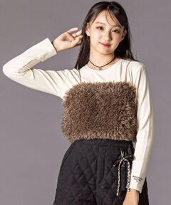 ZIDDY / ジディー その他トップス | ネックレス付きトップス＆ビスチェセット(130~160cm)