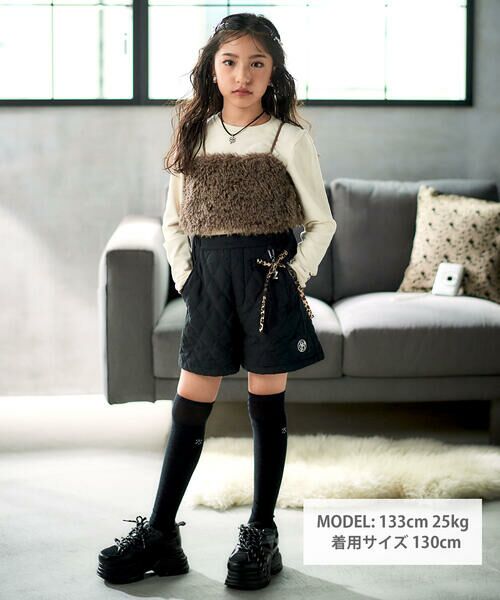 ZIDDY / ジディー その他トップス | ネックレス付きトップス&ビスチェセット(130~160cm) | 詳細2