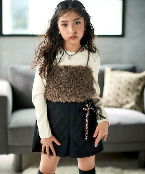 ZIDDY / ジディー その他トップス | ネックレス付きトップス&ビスチェセット(130~160cm) | 詳細3