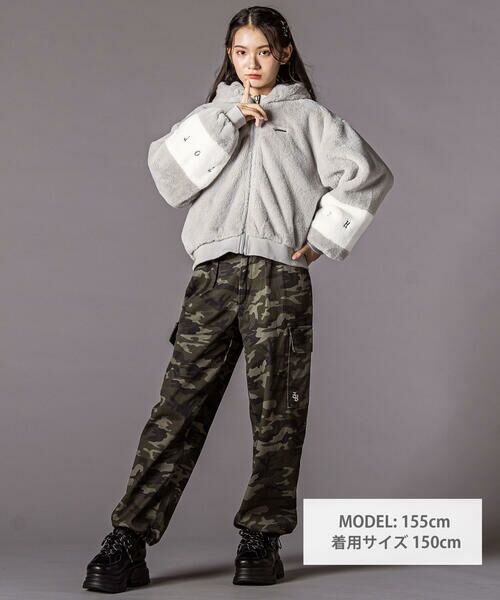 ZIDDY / ジディー ブルゾン | ショート丈ファーブルゾン(130~160cm) | 詳細3