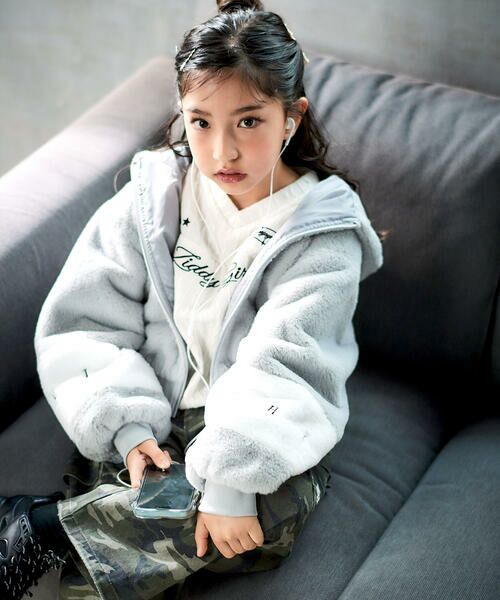 ZIDDY / ジディー ブルゾン | ショート丈ファーブルゾン(130~160cm) | 詳細6