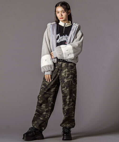 ZIDDY / ジディー ブルゾン | ショート丈ファーブルゾン(130~160cm) | 詳細7