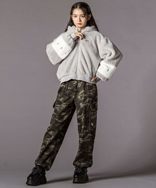 ZIDDY / ジディー ブルゾン | ショート丈ファーブルゾン(130~160cm) | 詳細8