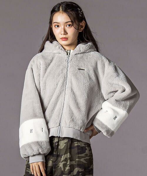 ZIDDY / ジディー ブルゾン | ショート丈ファーブルゾン(130~160cm) | 詳細9