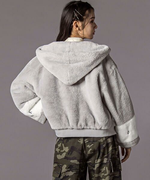 ZIDDY / ジディー ブルゾン | ショート丈ファーブルゾン(130~160cm) | 詳細10