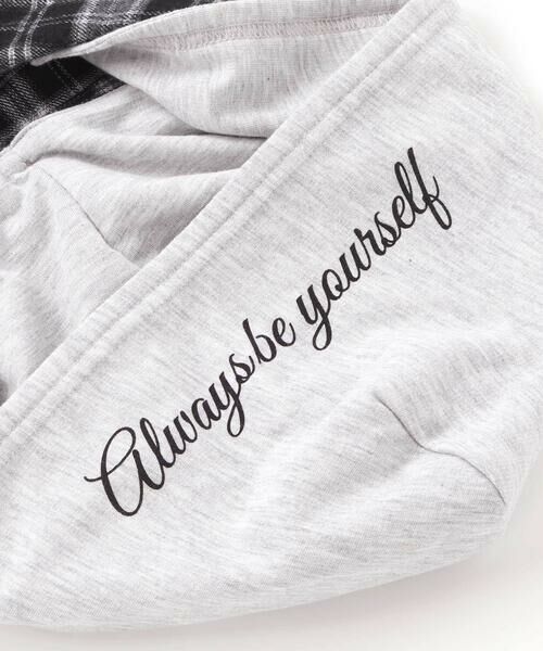 ZIDDY / ジディー シャツ・ブラウス | フード取り外しチェックシャツ(130~160cm) | 詳細8