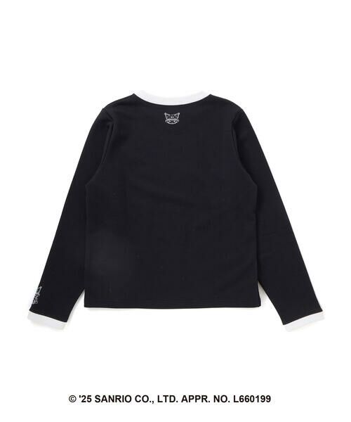 ZIDDY / ジディー スウェット | 【クロミ】刺しゅう配色リンガースウェット(130~160cm) | 詳細6