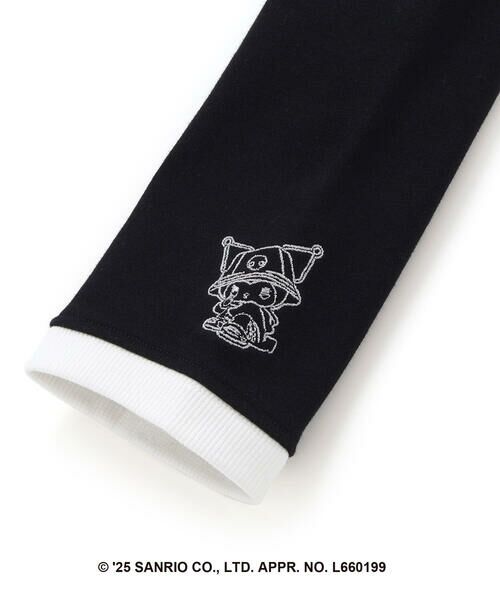 ZIDDY / ジディー スウェット | 【クロミ】刺しゅう配色リンガースウェット(130~160cm) | 詳細7