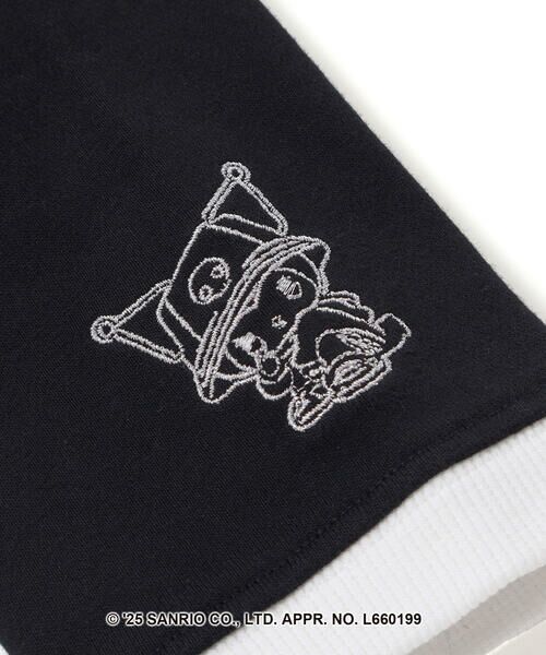 ZIDDY / ジディー スウェット | 【クロミ】刺しゅう配色リンガースウェット(130~160cm) | 詳細8