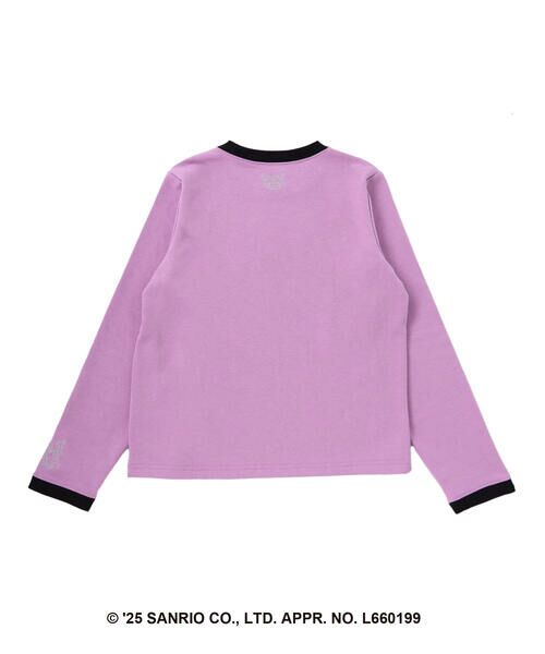 ZIDDY / ジディー スウェット | 【クロミ】刺しゅう配色リンガースウェット(130~160cm) | 詳細15