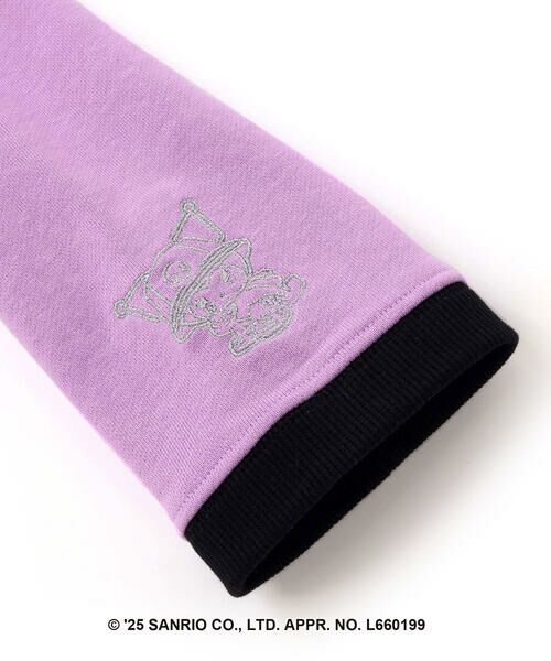 ZIDDY / ジディー スウェット | 【クロミ】刺しゅう配色リンガースウェット(130~160cm) | 詳細17