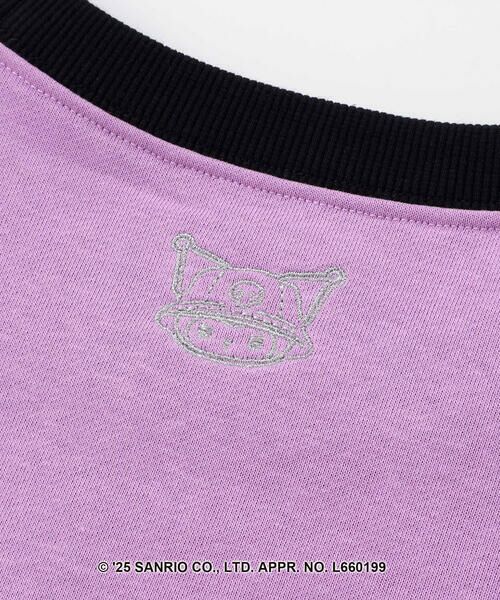 ZIDDY / ジディー スウェット | 【クロミ】刺しゅう配色リンガースウェット(130~160cm) | 詳細19