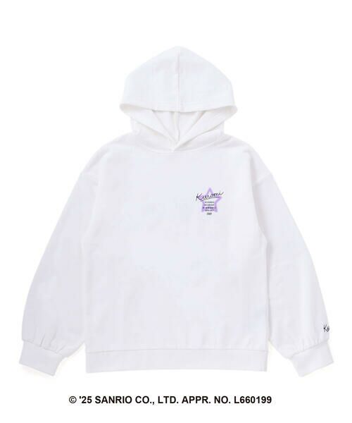 ZIDDY / ジディー スウェット | 【クロミ】ロゴプリント刺しゅうフーディ(130~160cm) | 詳細5