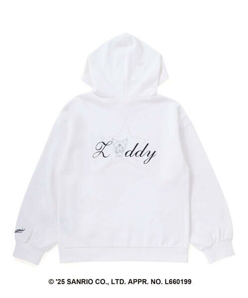 ZIDDY / ジディー スウェット | 【クロミ】ロゴプリント刺しゅうフーディ(130~160cm) | 詳細6