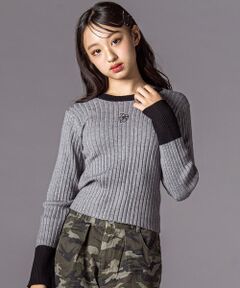 ZIDDY / ジディー ニット・セーター | バイカラーリブニット(130~160cm)