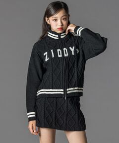 ZIDDY / ジディー その他トップス | ダブルジップスカパンニットセットアップ(130~160cm)