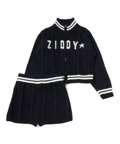 ZIDDY / ジディー その他トップス | ダブルジップスカパンニットセットアップ(130~160cm) | 詳細4