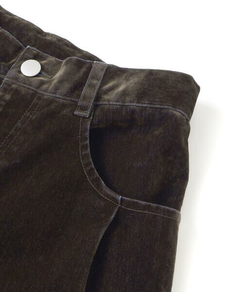 ZIDDY / ジディー デニムパンツ | フロッキーワイドデニム(130~160cm) | 詳細12