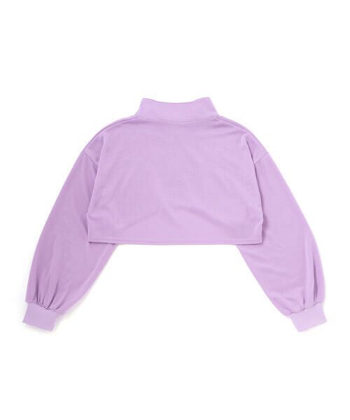 ZIDDY / ジディー その他トップス | ハーフジップドロップショルダートップス＆短丈半袖Tシャツセット(130~160cm) | 詳細11