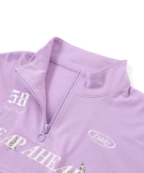 ZIDDY / ジディー その他トップス | ハーフジップドロップショルダートップス＆短丈半袖Tシャツセット(130~160cm) | 詳細15