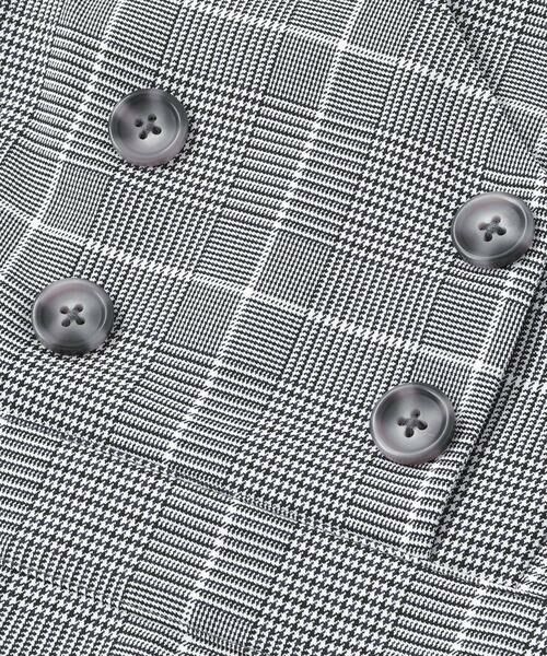 ZIDDY / ジディー ミニ丈・ひざ丈ワンピース | グレンチェックジャンパースカート(130~160cm) | 詳細10