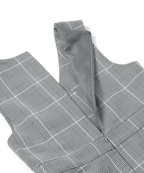 ZIDDY / ジディー ミニ丈・ひざ丈ワンピース | グレンチェックジャンパースカート(130~160cm) | 詳細11