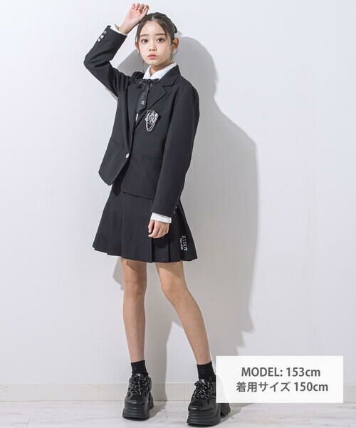 ZIDDY / ジディー テーラードジャケット | 【 ニコ☆プチ 掲載 】エンブレムジャケット(140~160cm) | 詳細1