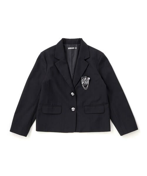 ZIDDY / ジディー テーラードジャケット | 【 ニコ☆プチ 掲載 】エンブレムジャケット(140~160cm) | 詳細10