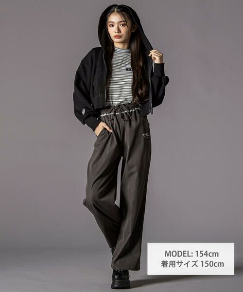 ZIDDY / ジディー パーカー | ウエスタン短丈ジップアップパーカー(130~160cm) | 詳細1