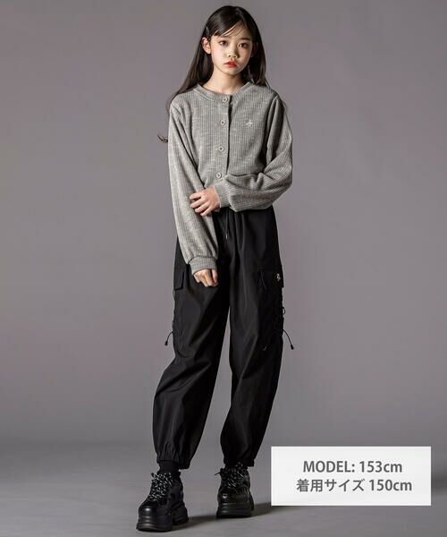 ZIDDY / ジディー カーゴパンツ | レースアップナイロンカーゴパンツ(130~160cm) | 詳細1