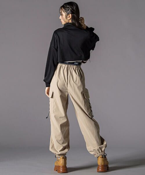 ZIDDY / ジディー カーゴパンツ | レースアップナイロンカーゴパンツ(130~160cm) | 詳細8