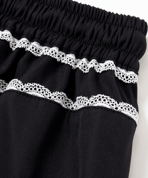 ZIDDY / ジディー チノ・ワークパンツ | チラレースウエストワイドパンツ(130~160cm) | 詳細10