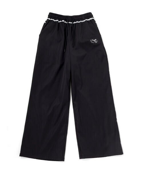 ZIDDY / ジディー チノ・ワークパンツ | チラレースウエストワイドパンツ(130~160cm) | 詳細4