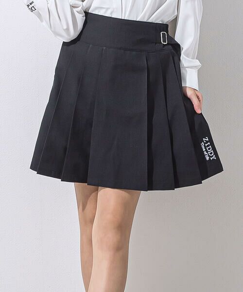 ZIDDY / ジディー ショート・ハーフ・半端丈パンツ | プリーツスカパン(130~160cm)(ブラック)