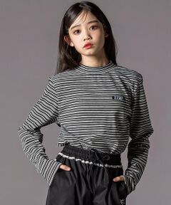 ZIDDY / ジディー Tシャツ | プチハイ×ボーダートップス  (130~160cm)