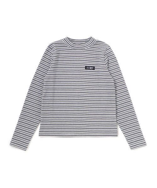 ZIDDY / ジディー Tシャツ | プチハイ×ボーダートップス  (130~160cm) | 詳細4