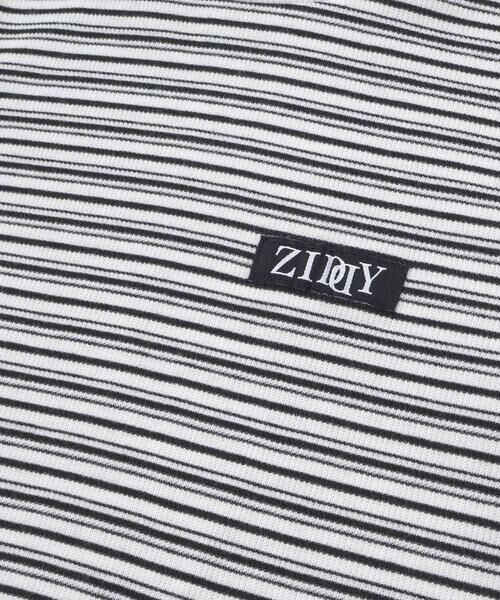 ZIDDY / ジディー Tシャツ | プチハイ×ボーダートップス  (130~160cm) | 詳細6