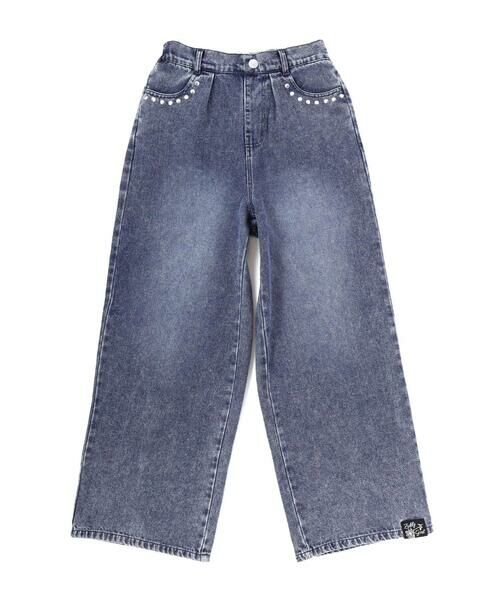 ZIDDY / ジディー デニムパンツ | スタッズデニムワイドパンツ(130~160cm) | 詳細8