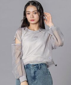 ZIDDY / ジディー その他トップス | メッシュトップス＆タンクトップセット（スポMIXクロップ）(130~160cm)