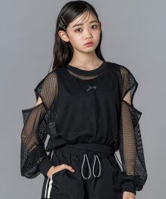ZIDDY / ジディー その他トップス | メッシュトップス＆タンクトップセット（スポMIXクロップ）(130~160cm)