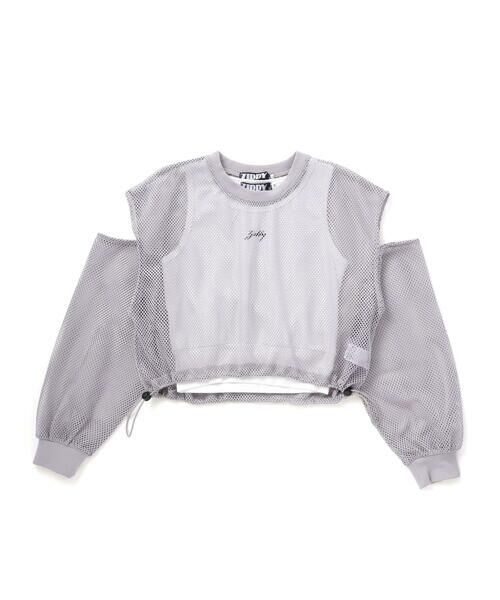 ZIDDY / ジディー その他トップス | メッシュトップス＆タンクトップセット（スポMIXクロップ）(130~160cm) | 詳細6