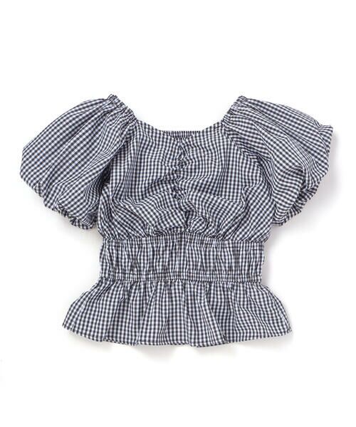 ZIDDY / ジディー シャツ・ブラウス | 2WAYオフショルダーシャーリングトップスブラウス(130~160cm) | 詳細13