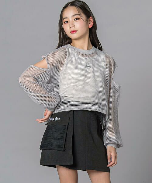 ZIDDY / ジディー その他パンツ | サテンベルトつきスポMIXスカパン(130~160cm) | 詳細5