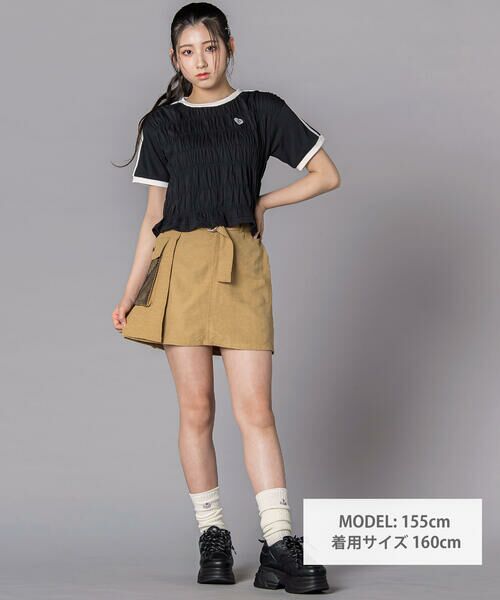 ZIDDY / ジディー その他パンツ | サテンベルトつきスポMIXスカパン(130~160cm) | 詳細9