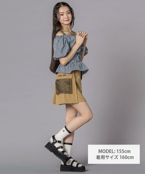 ZIDDY / ジディー その他パンツ | サテンベルトつきスポMIXスカパン(130~160cm) | 詳細10