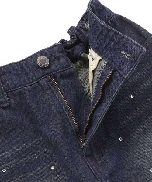 ZIDDY / ジディー デニムパンツ | ラインストーンショートデニムパンツ(130~160cm) | 詳細7