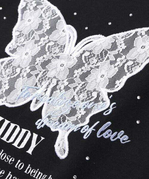 ZIDDY / ジディー Tシャツ | レースバタフライ・スパークルTシャツ(130~160cm) | 詳細18