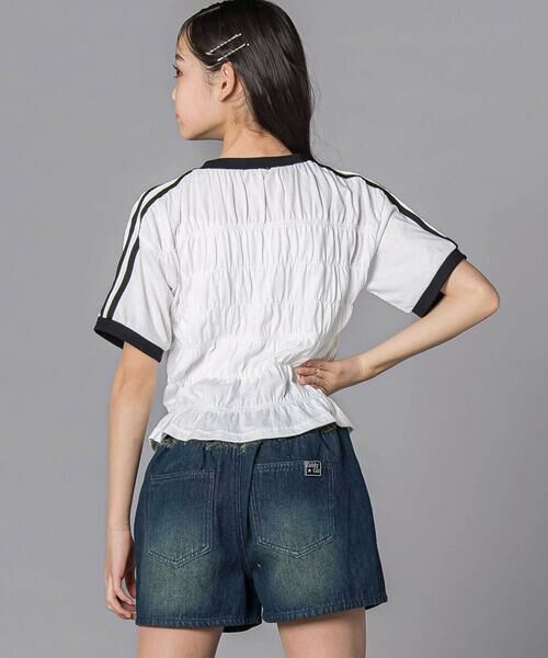 ZIDDY / ジディー Tシャツ | シャーリングトップス(130~160cm) | 詳細2